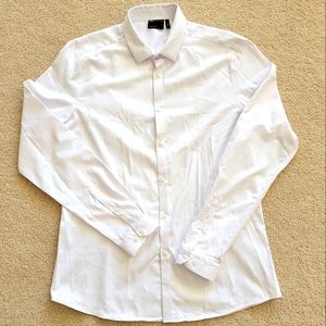 ASOS WHITE COLLARED SHIRT